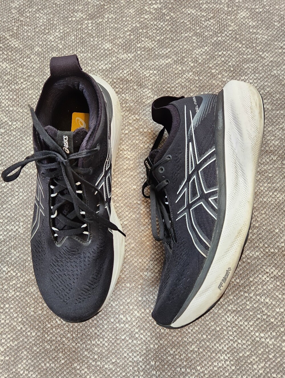 Asics Mens Gel-Nimbus 25 Running Athletic Shoes Sneakers, Mens 10.5